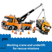 LEGO 60467 City Heavy-Duty Recovery Tow Truck with Crane