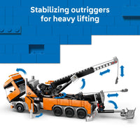 LEGO 60467 City Heavy-Duty Recovery Tow Truck with Crane