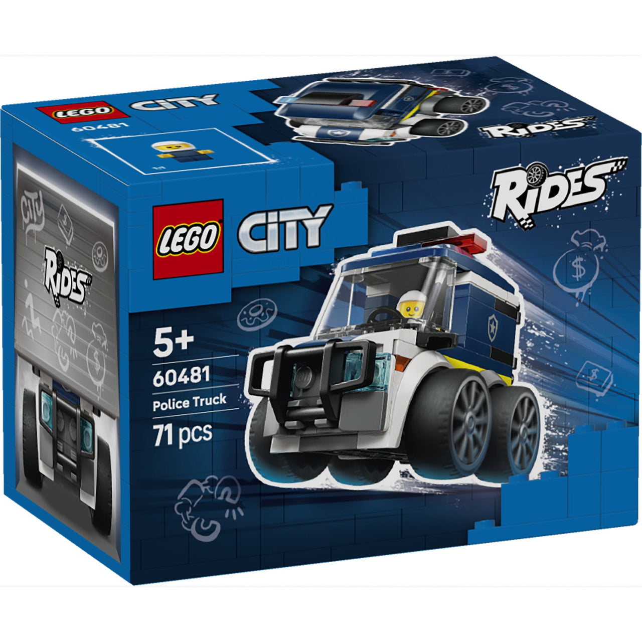 LEGO 60481 City Rides: Police Truck