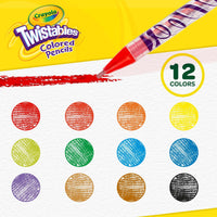 Crayola Twistables Coloured Pencils 12 Pack