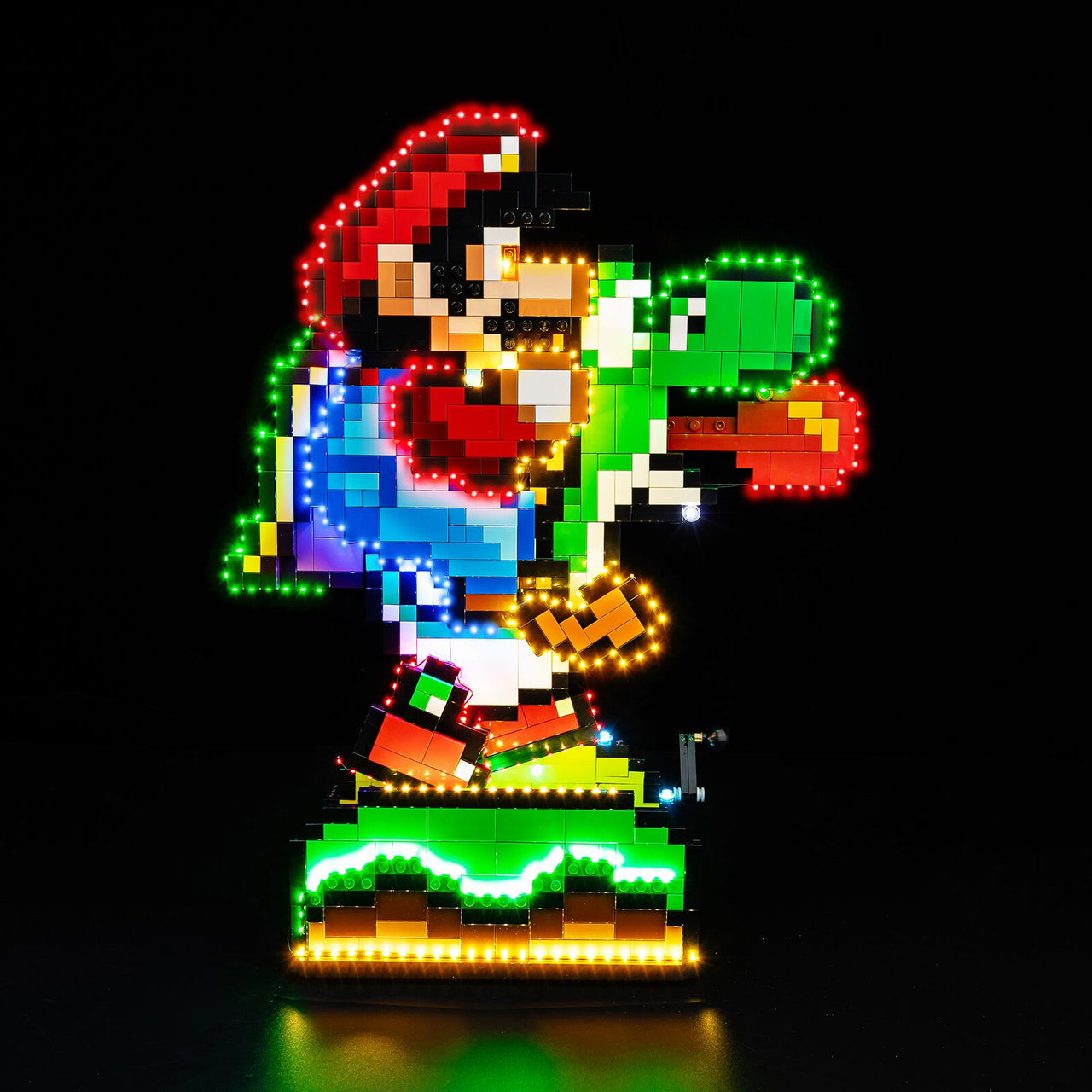 Lego Super Mario World - Mario and Yoshi 71438 Light Kit