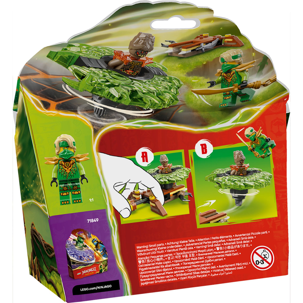 LEGO 71850 NINJAGO Lloyd vs. Earth Monster Spinner
