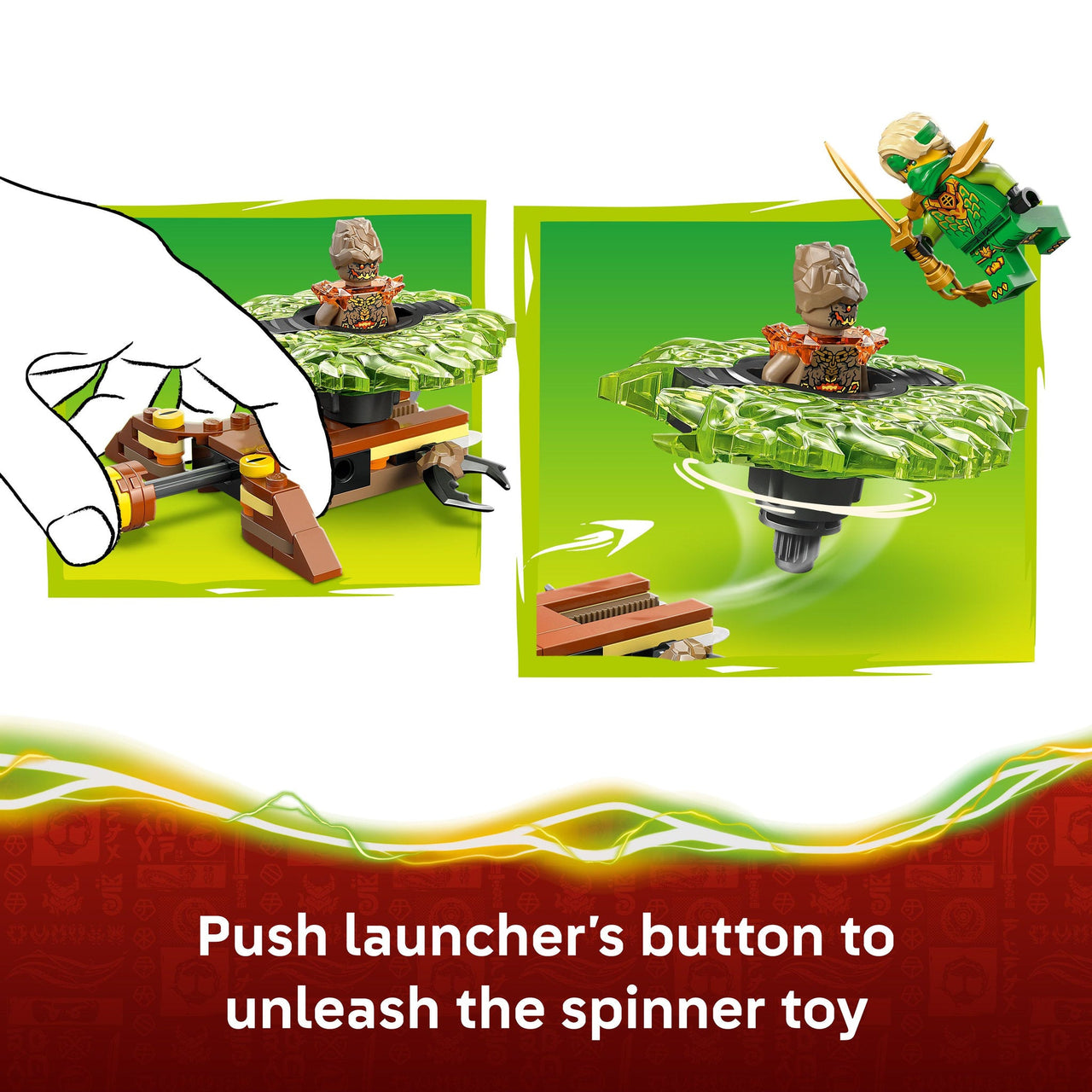 LEGO 71850 NINJAGO Lloyd vs. Earth Monster Spinner