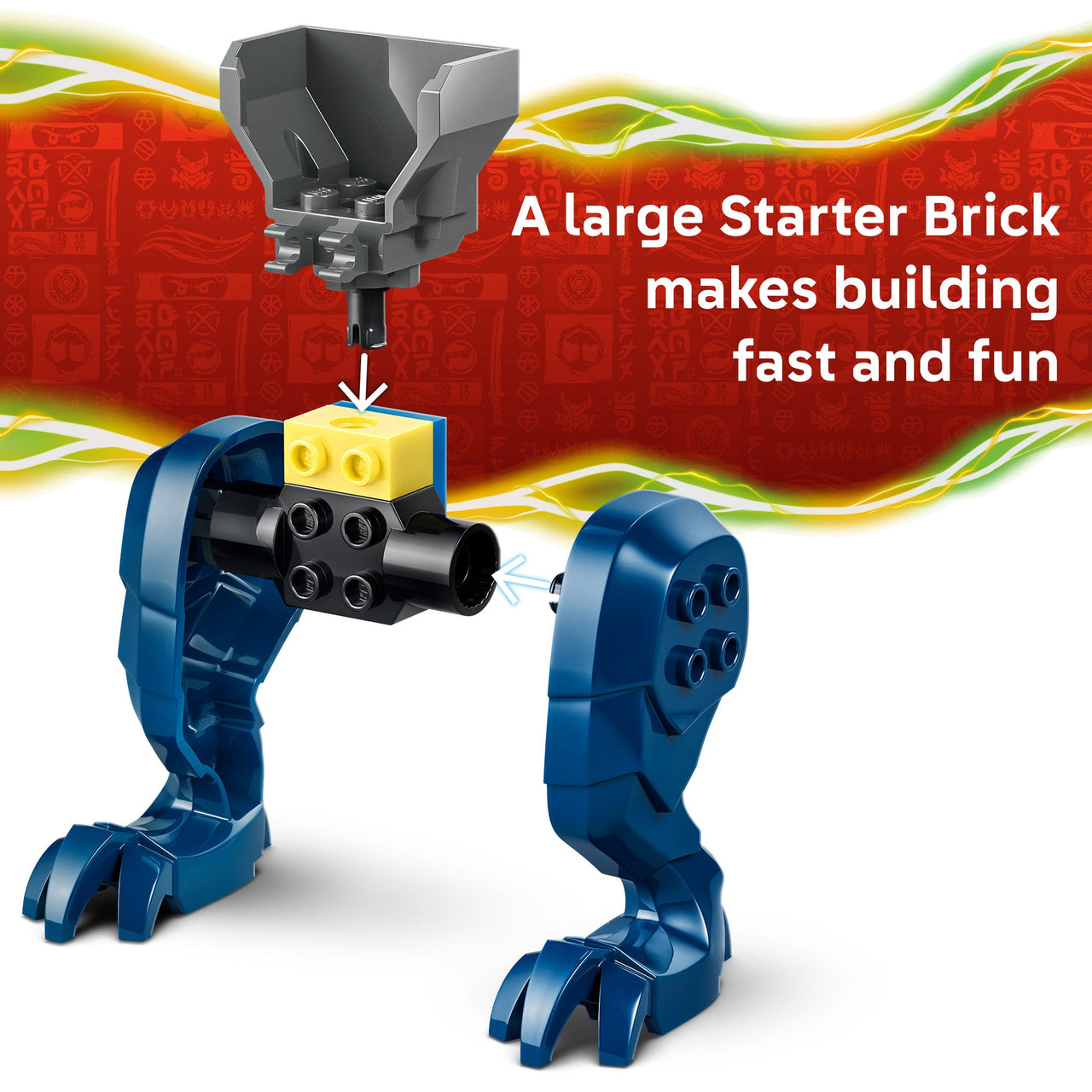 LEGO 71853 NINJAGO Jay's Dragon Mech Fight