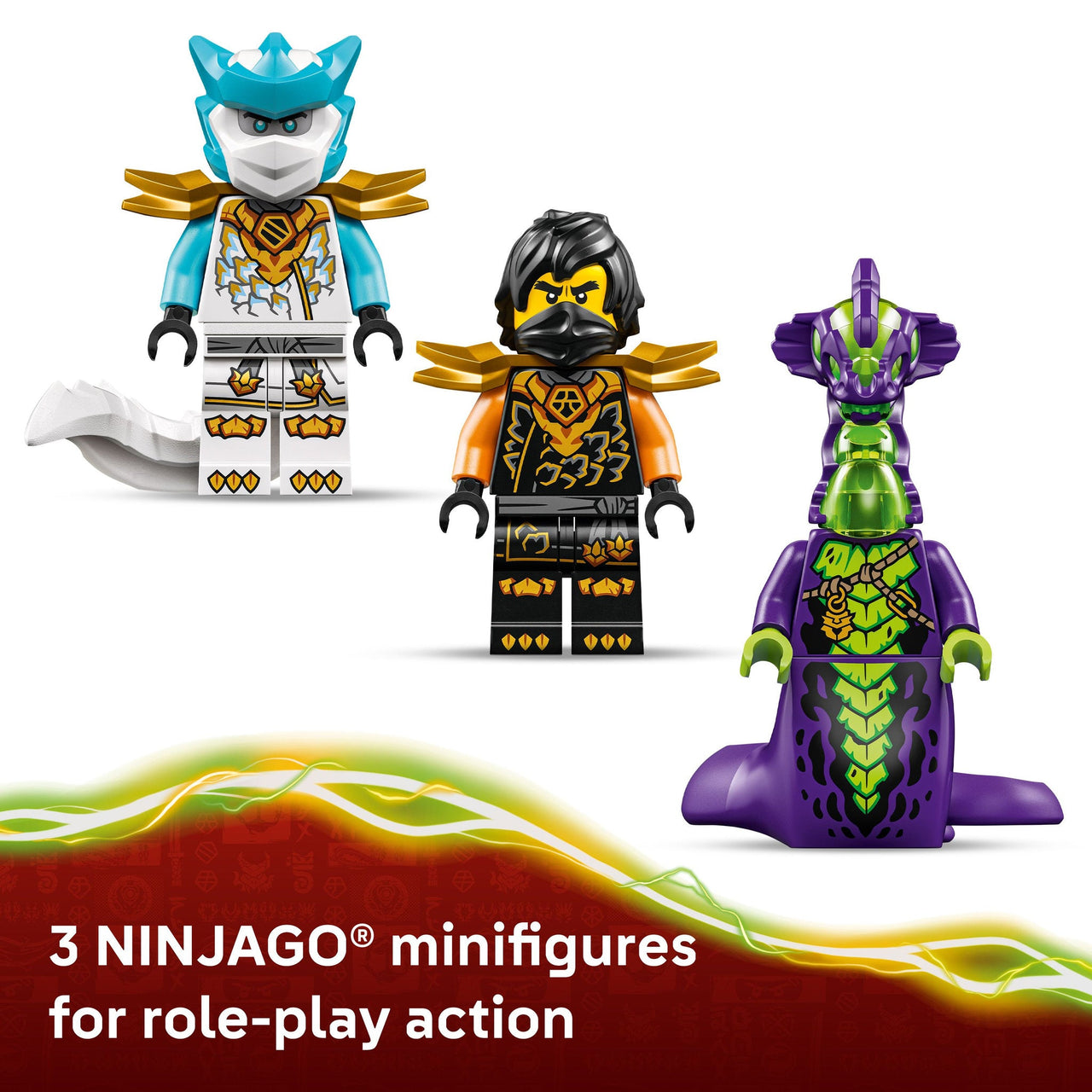 LEGO 71854 NINJAGO Cole’s Mission Mech & Dragon Zane