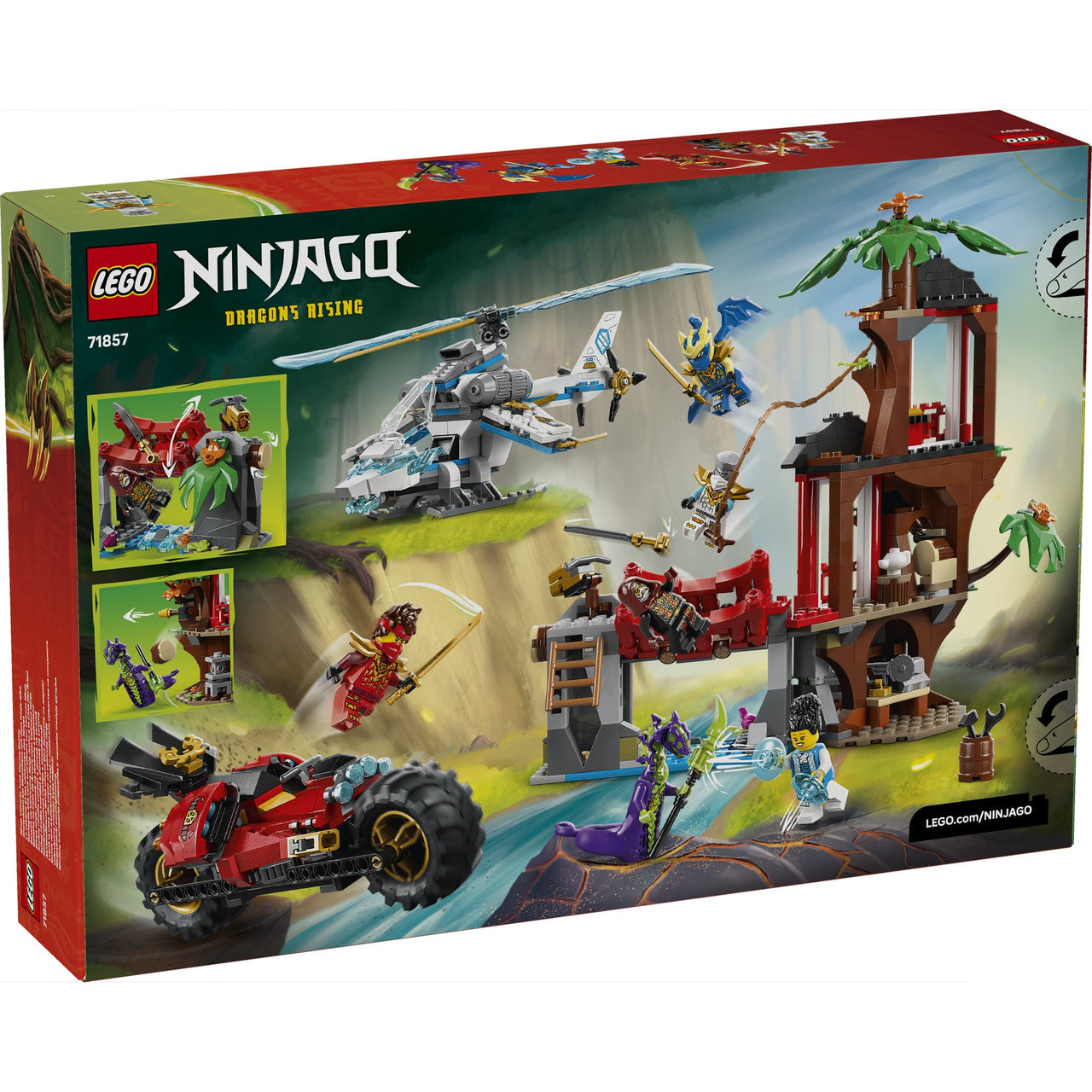 LEGO 71857 NINJAGO Ninja Vehicle Tree House Battle