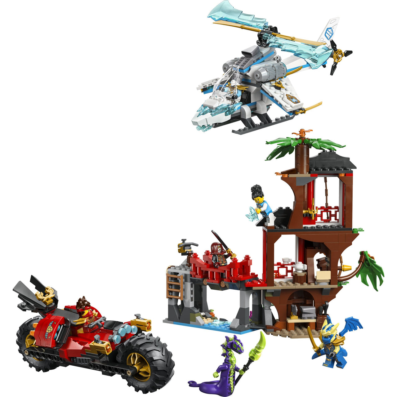 LEGO 71857 NINJAGO Ninja Vehicle Tree House Battle