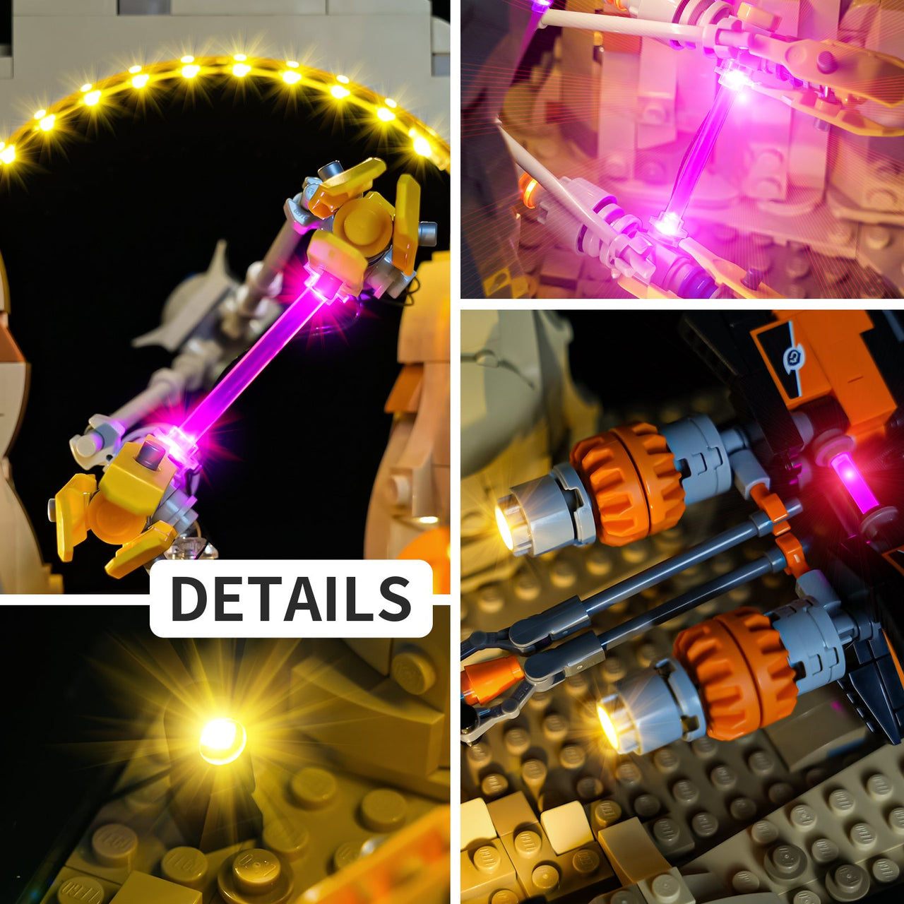 Lego Mos Espa Podrace Diorama 75380 Light Kit