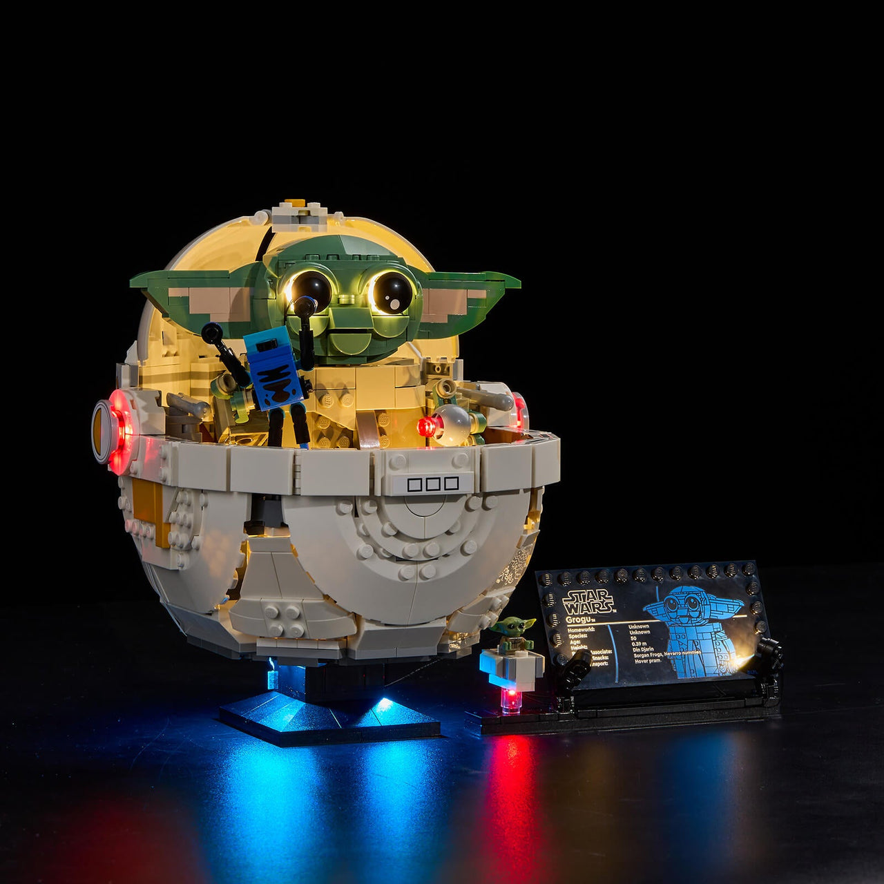 Lego Grogu with Hover Pram 75403 Light Kit