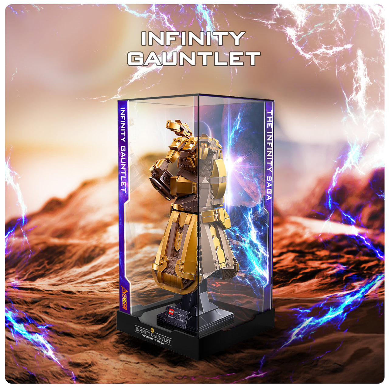 Lego Infinity Gauntlet 76191 Display Case
