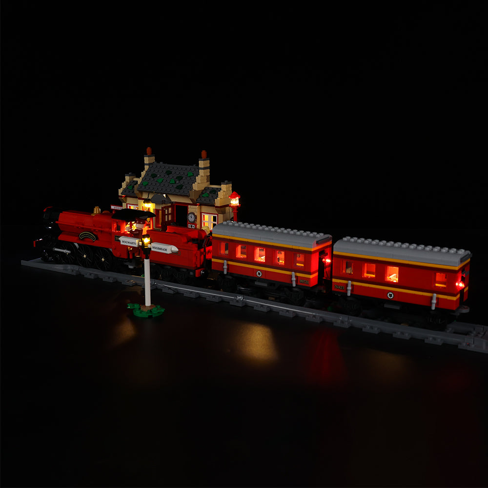 Lego Hogwarts Express Train Set with Hogsmeade Station 76423 Light Kit
