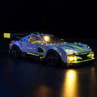 Lego Aston Martin Valkyrie AMR Pro and Aston Martin Vantage GT3 76910 Light Kit