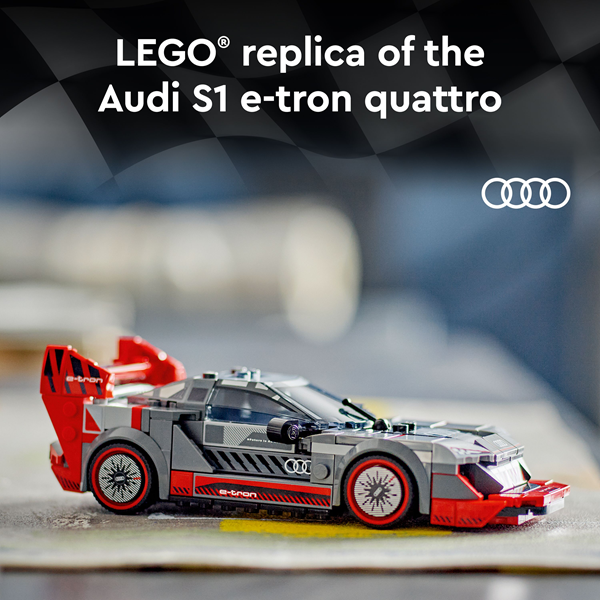 LEGO 76921 Speed Champions Audi S1 e-tron quattro Race Car
