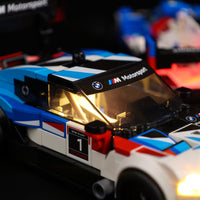 Lego BMW M4 GT3 & BMW M Hybrid V8 Race Cars 76922 Light Kit