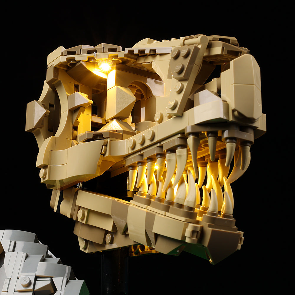 Lego Dinosaur Fossils T. rex Skull 76964 Light Kit