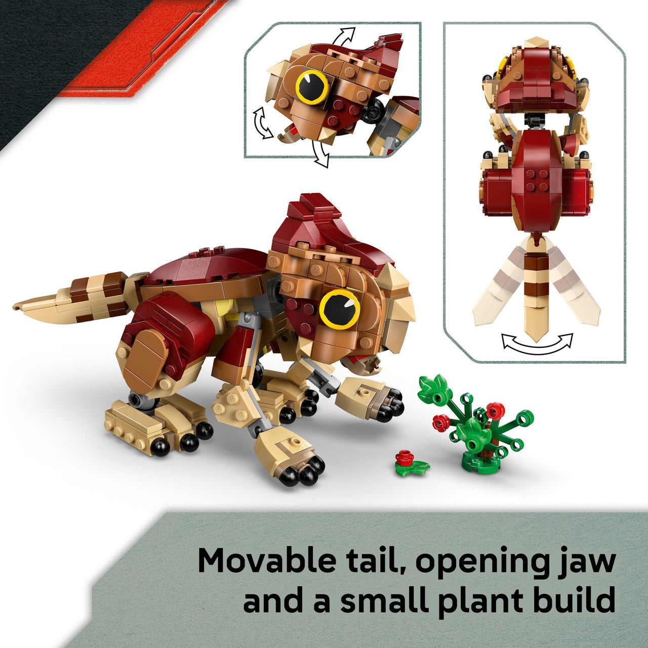 LEGO 76970 Jurassic World Baby Dinosaur Dolores: Aquilops