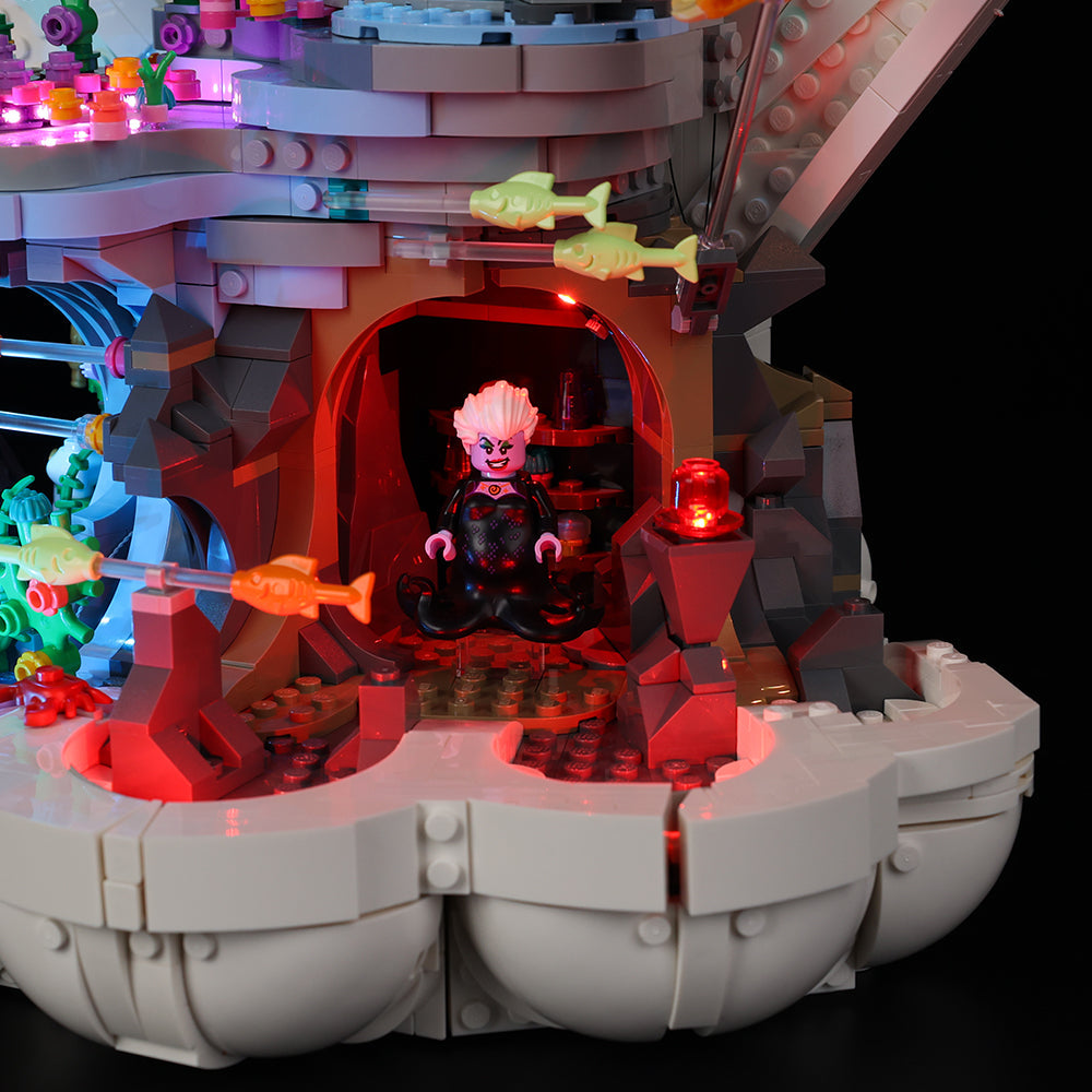 Lego The Little Mermaid Royal Clamshell 43225 Light Kit