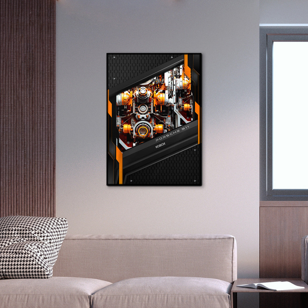 Lego 42056 Porsche 911 GT3 RS Display Wallboard
