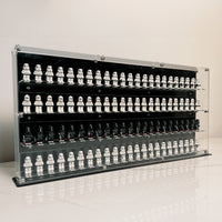 Premium Wall Mounted Display Case for Lego Minifigures - 92 Minifigures