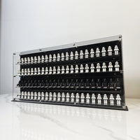 Premium Wall Mounted Display Case for Lego Minifigures - 92 Minifigures