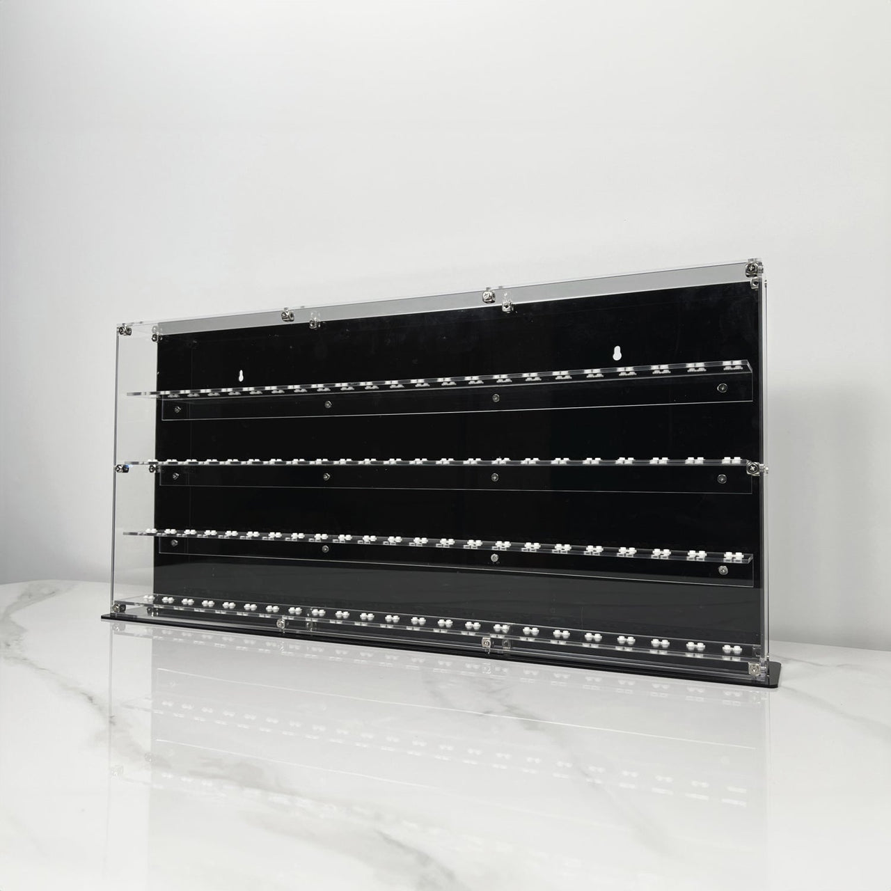Premium Wall Mounted Display Case for Lego Minifigures - 92 Minifigures
