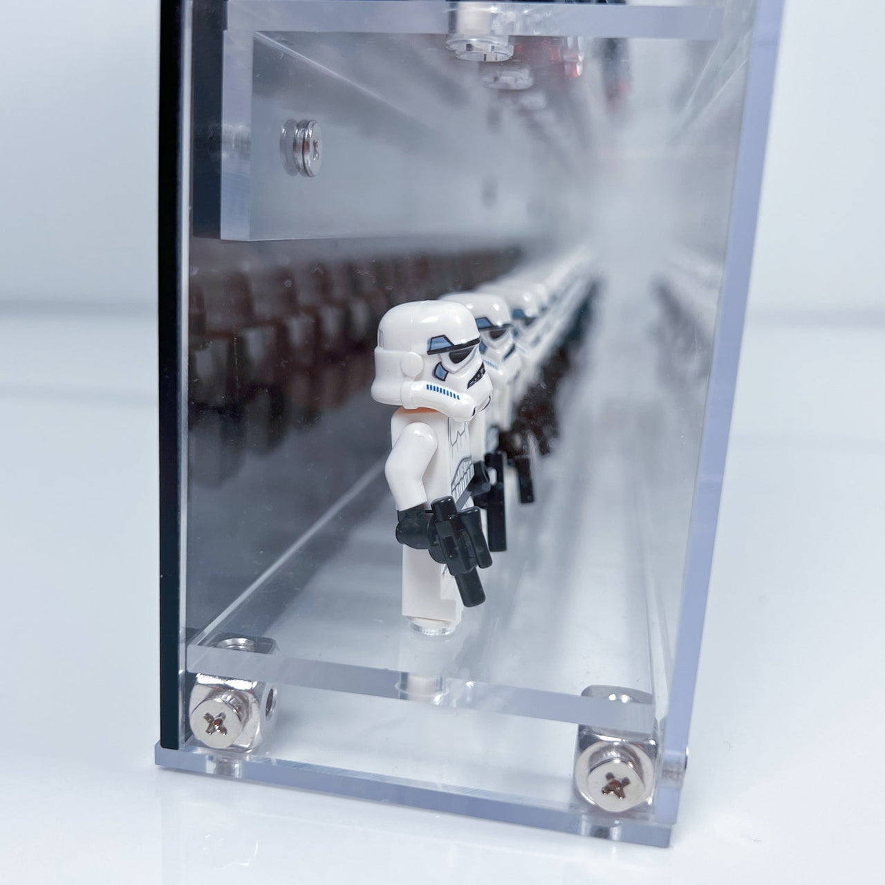 Premium Wall Mounted Display Case for Lego Minifigures - 92 Minifigures