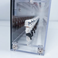 Premium Wall Mounted Display Case for Lego Minifigures - 92 Minifigures