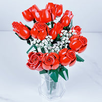 Premium Large Display Vase for Lego Flowers Design 1