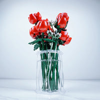 Premium Large Display Vase for Lego Flowers Design 2