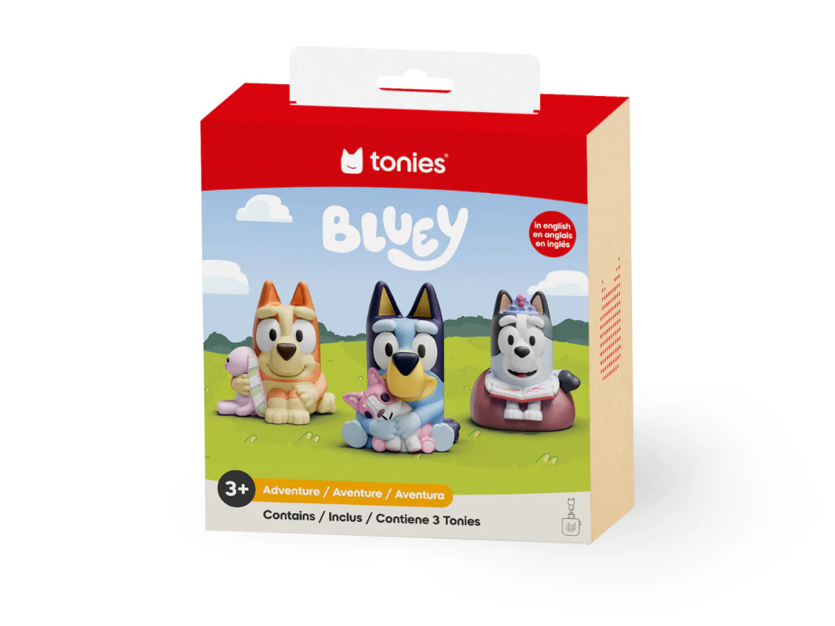 Bluey Tonies 3 Pack | Bluey, Bingo & Muffin Audio Characters