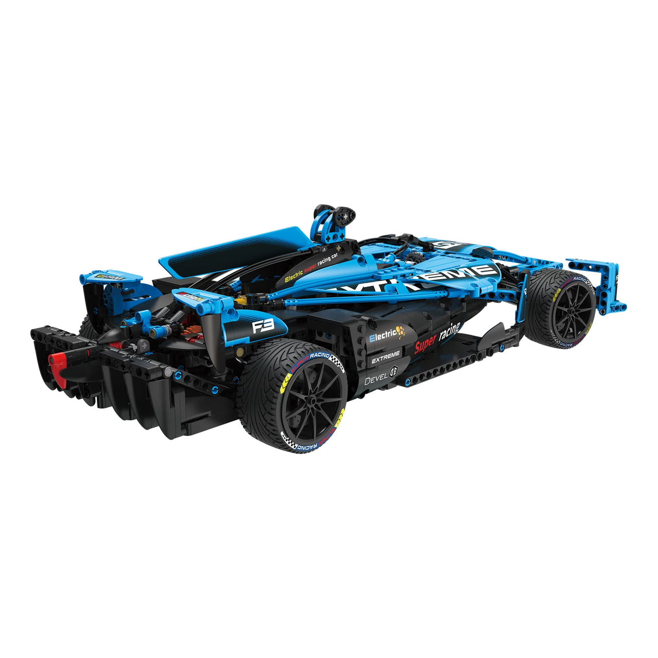 CaDA 1:8 Electric Super Racing Car Building Set - 1667 Pieces