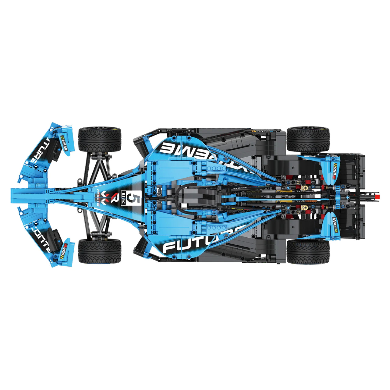 CaDA 1:8 Electric Super Racing Car Building Set - 1667 Pieces