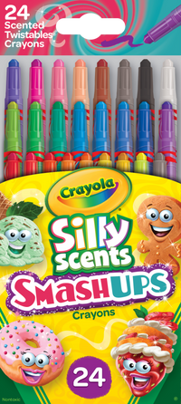 Crayola Smash Ups Mini Twistable Scented Crayons 24pk