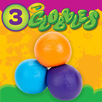 Crayola Globbles Fidget Toy 3 Pack Assorted Styles