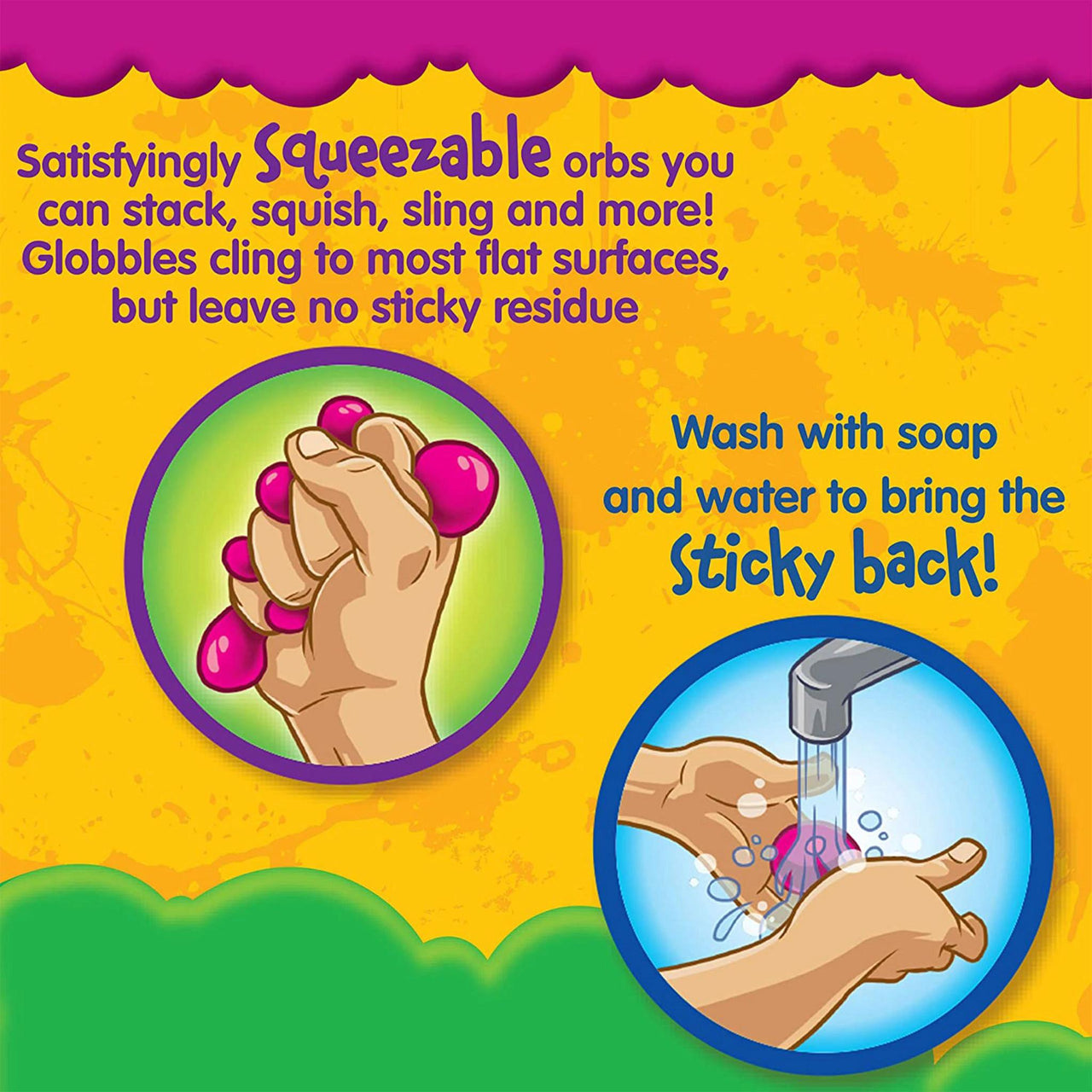 Crayola Globbles Fidget Toy 3 Pack Assorted Styles