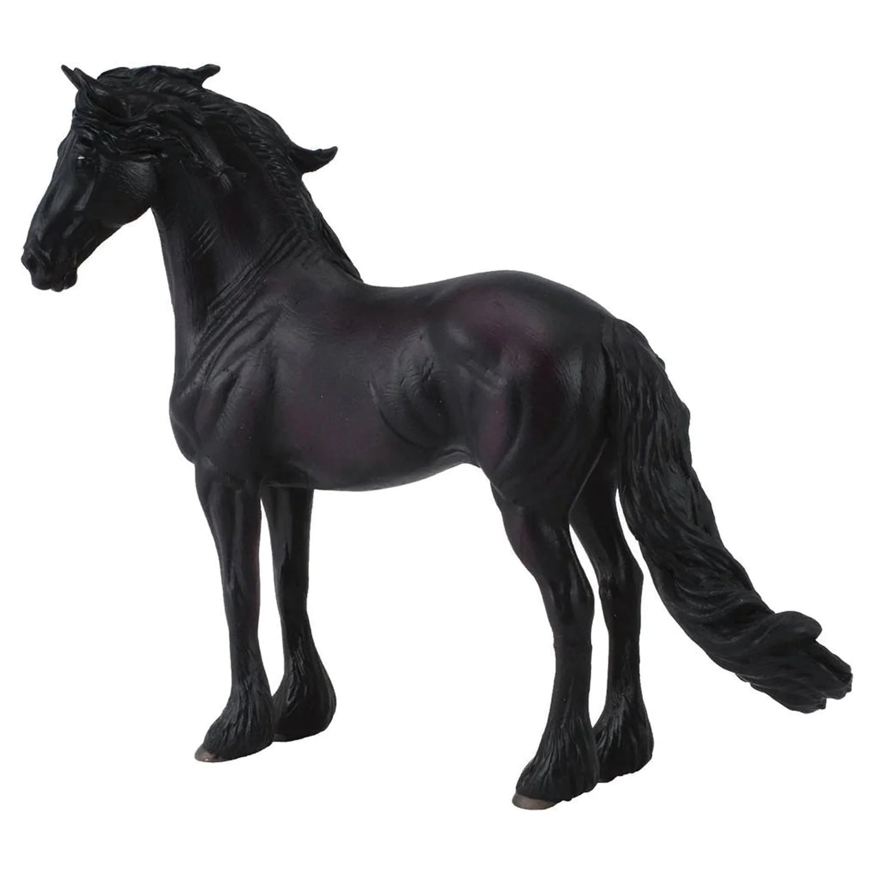 Collecta Friesian Stallion Figure (Grey Dot)