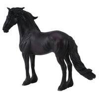 Collecta Friesian Stallion Figure (Grey Dot)
