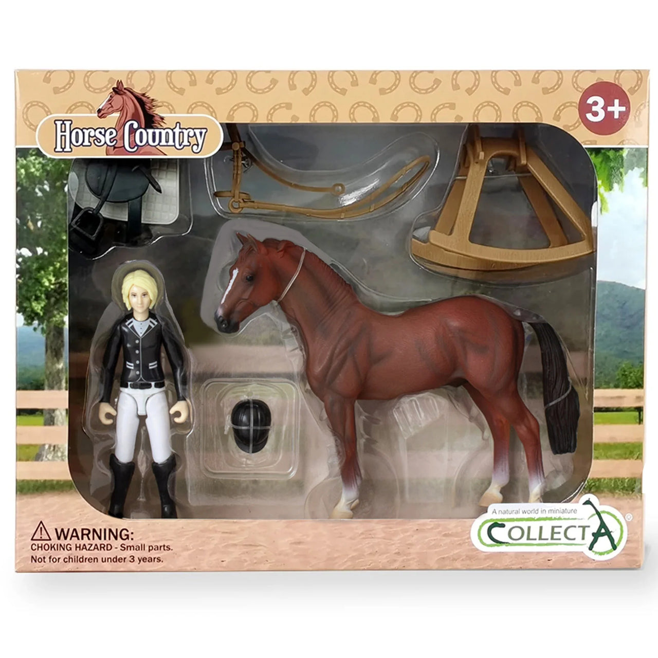 Collecta Lady Tournament Rider & Accessories Set
