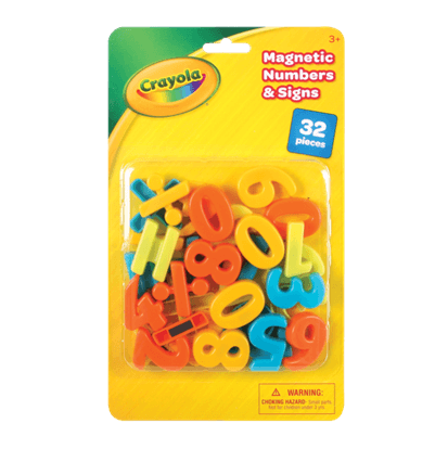 Crayola 32 Piece Magnetic Numbers & Signs