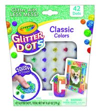 CRAYOLA GLITTER DOTS CLASSIC COLORS REFILL PACK