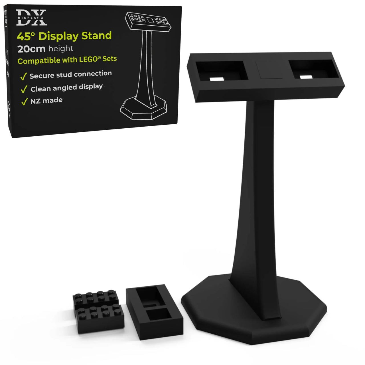 DisplayX 45° Angled 20cm Universal LEGO® Display Stand