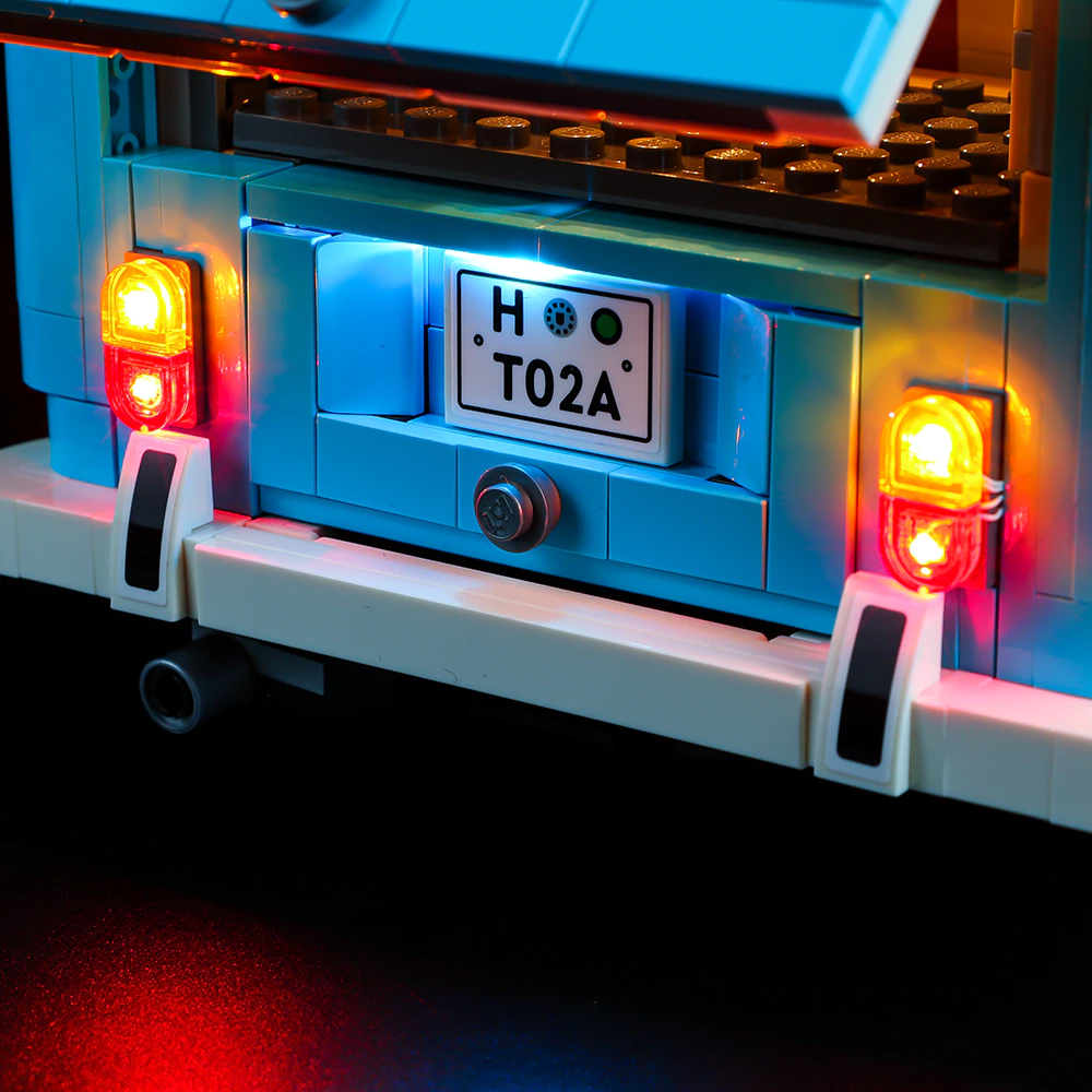 Lego Volkswagen T2 Camper Van 10279 light kit