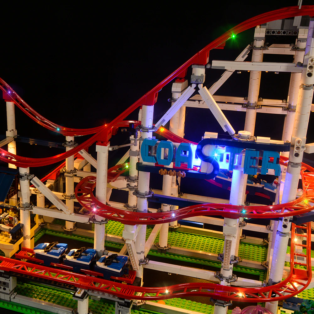 Lego Roller Coaster 10261 Light Kit