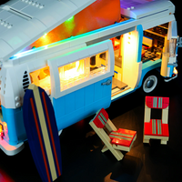 Lego Volkswagen T2 Camper Van 10279 light kit