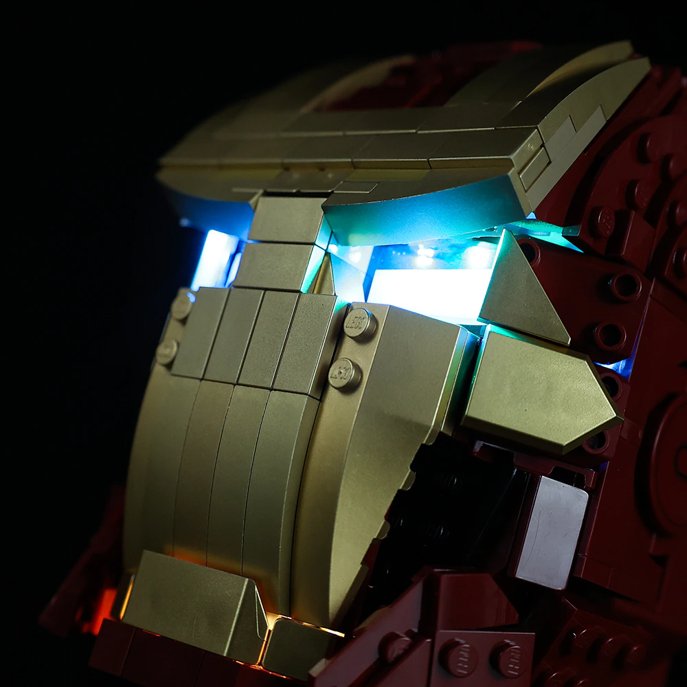 Lego Iron Man Helmet 76165 light kit