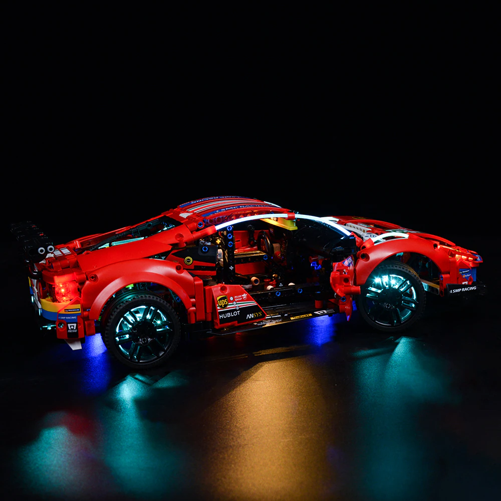 Lego Ferrari 488 GTE 42125 Light Kit