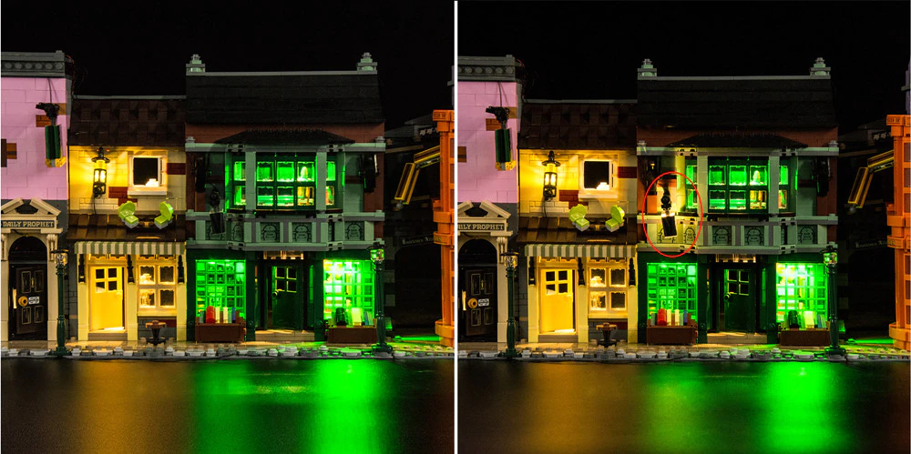 Lego Diagon Alley 75978 Light Kit
