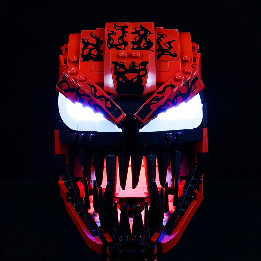 Lego Carnage Helmet 76199 light kit