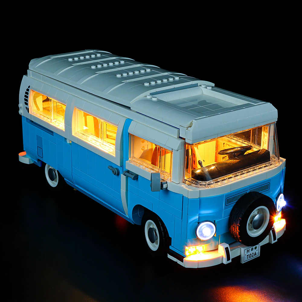 Lego Volkswagen T2 Camper Van 10279 light kit