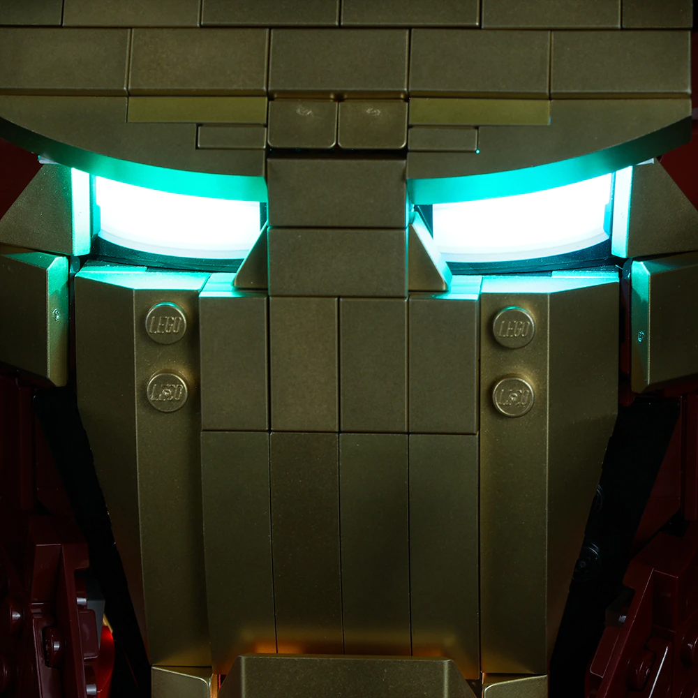 Lego Iron Man Helmet 76165 light kit